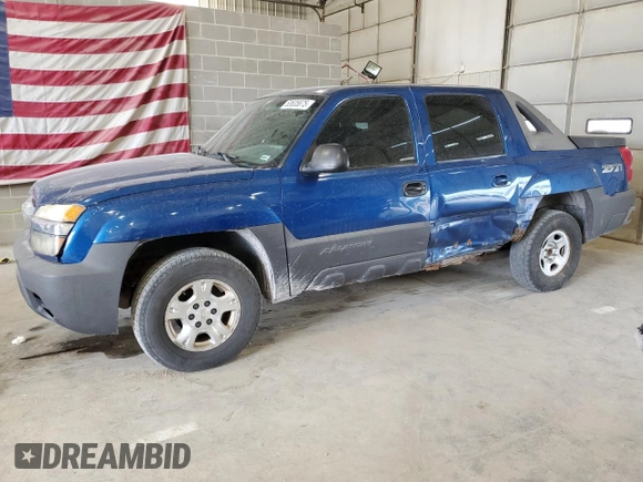 2003 Chevrolet Avalanche with VIN 3GNEK13T53G147238, listed as a Copart auction lot 53635875 with 299,095 mi miles and Salvage Title. Bid and sale history available at carsss.com. Image 1.