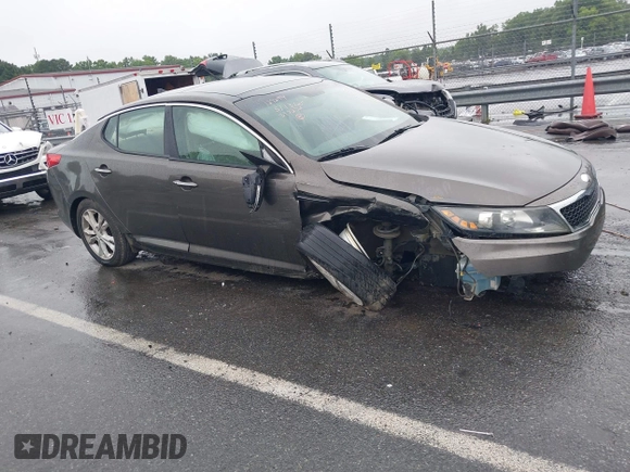 2013 Kia Optima EX with VIN 5XXGN4A78DG127294, listed as a IAAI auction lot 42364450 with 142,722 mi miles and . Bid and sale history available at DreamBid. Image 1.