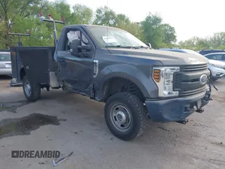 2018 Ford F-250 XL with VIN 1FTBF2B62JEC64684, listed as a IAAI auction lot 42065102 with 63,446 mi miles and . Bid and sale history available at DreamBid. Image 1.