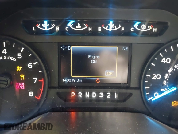2016 Ford F-150 XL with VIN 1FTMF1C89GKD49728, listed as a IAAI auction lot 40661263 with 143,319 mi miles. Bid and sale history available at carsss.com. Image 7.