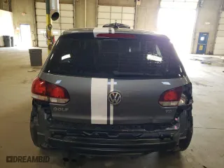 2012 Volkswagen Golf TDI with VIN WVWDM7AJ7CW174848, listed as a Copart auction lot 53872855 with 96,381 mi miles and Salvage Title. Bid and sale history available at carsss.com. Image 6.