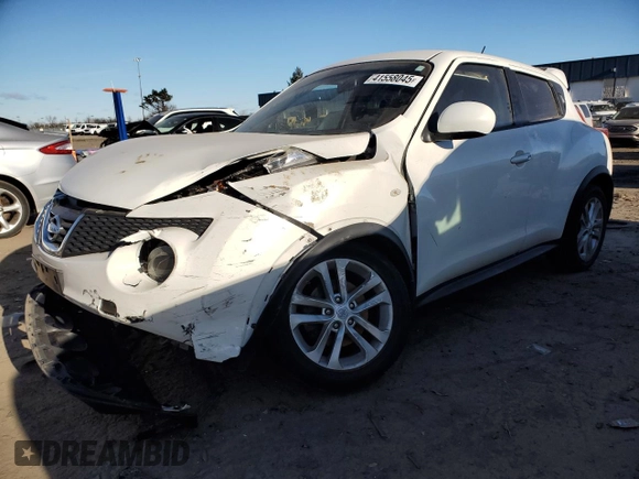 2014 Nissan Juke S with VIN JN8AF5MV1ET355405, listed as a Copart auction lot 41558045 with 70,347 mi miles and Clean Title. Bid and sale history available at carsss.com. Image 1.