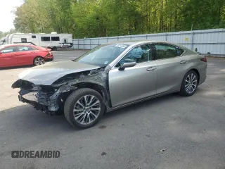 2021 Lexus ES 350 with VIN 58ADZ1B1XMU095088, listed as a Copart auction lot 55214265 with 46,418 mi miles and Salvage Title. Bid and sale history available at DreamBid. Image 1.
