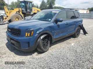 2024 Kia Telluride EX X-Line with VIN 5XYP3DGC6RG447789, listed as a Copart auction lot 62154375 with 14,475 mi miles and Salvage title. Bid and sale history available at DreamBid. Image 1.