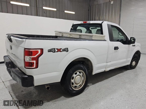 2018 Ford F-150 XL with VIN 1FTMF1EB4JFD61181, listed as a Copart auction lot 60848305 with 75,577 mi miles and Clean title. Bid and sale history available at DreamBid. Image 3.