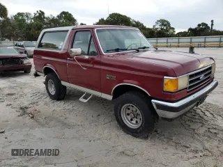 1990 Ford Bronco Custom with VIN 1FMEU15H2LLA70449, listed as a Copart auction lot 77953604 with 12,519 mi miles and Salvage Title. Bid and sale history available at carsss.com. Image 4.