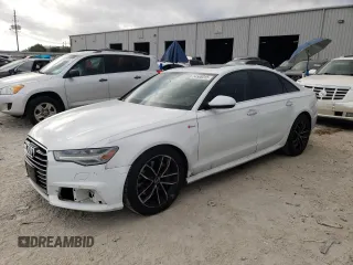 2016 Audi A6 3.0T Prestige with VIN WAUHGAFC3GN114316, listed as a Copart auction lot 54568015 with 105,855 mi miles and Salvage Title. Bid and sale history available at carsss.com. Image 1.