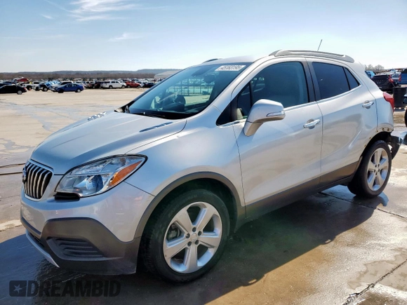 2015 Buick Encore with VIN KL4CJASB6FB250817, listed as a Copart auction lot 45163195 with 106,878 mi miles and Clean Title. Bid and sale history available at carsss.com. Image 1.