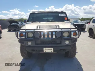 2003 Hummer H2 z VIN 5GRGN23U33H142552, wystawiony jako Copart lot #61152055 z przebiegiem Nie podano mil oraz Czysty tytuł • Clean title. Historia ofert i sprzedaży dostępna na DreamBid. Obrazek 5.