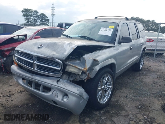 2002 Dodge Durango z VIN 1B4HR48N72F124778, wystawiony jako IAAI lot #41505251 z przebiegiem 264 232 mil mil oraz . Historia ofert i sprzedaży dostępna na DreamBid. Obrazek 2.