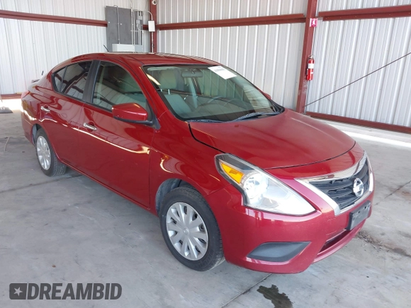 2015 Nissan Versa SV with VIN 3N1CN7AP3FL867362, listed as a IAAI auction lot 41884443 with 128,616 mi miles. Bid and sale history available at carsss.com. Image 1.