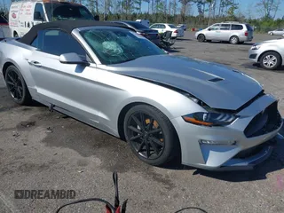 2019 Ford Mustang EcoBoost with VIN 1FATP8UH4K5179002, listed as a IAAI auction lot 41784438 with 54,263 mi miles. Bid and sale history available at carsss.com. Image 1.