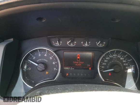 2012 Ford F-150 XL with VIN 1FTFW1ET3CFA62317, listed as a Copart auction lot 53700335 with 133,621 mi miles and Salvage Title. Bid and sale history available at carsss.com. Image 9.