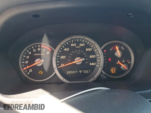 2007 Honda Pilot EX-L with VIN 5FNYF287X7B035543, listed as a Copart auction lot 41758695 with 220,347 mi miles and Salvage Title. Bid and sale history available at DreamBid. Image 9.