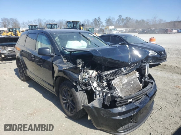 2020 Dodge Journey SE Value with VIN 3C4PDCAB0LT276495, listed as a Copart auction lot 46470485 with 57,866 mi miles and Salvage Title. Bid and sale history available at carsss.com. Image 4.