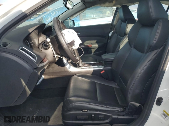 2017 Acura TLX with VIN 19UUB1F30HA010750, listed as a Copart auction lot 88780395 with 53,490 mi miles and Salvage Title. Bid and sale history available at carsss.com. Image 7.