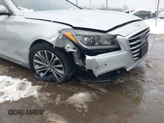 2017 Genesis G80 3.8L z VIN KMHGN4JE0HU203486, wystawiony jako IAAI lot #41571417 z przebiegiem 93 418 mil mil oraz . Historia ofert i sprzedaży dostępna na DreamBid. Obrazek 6.