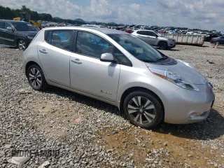 2015 Nissan LEAF S with VIN 1N4AZ0CP7FC320223, listed as a Copart auction lot 61234915 with 79,514 mi miles and Salvage title. Bid and sale history available at DreamBid. Image 4.