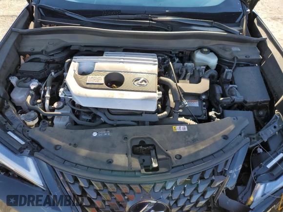 2020 Lexus UX with VIN JTHX9JBH9L2035687, listed as a Copart auction lot 71314652 with 43,542 mi miles. Bid and sale history available at carsss.com. Image 12.