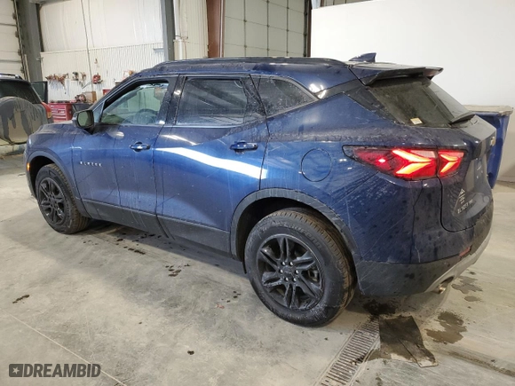 2022 Chevrolet Blazer LT with VIN 3GNKBHR47NS201764, listed as a Copart auction lot 82762934 with 27,798 mi miles and Salvage Title. Bid and sale history available at carsss.com. Image 2.