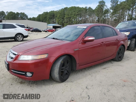 2007 Acura TL with VIN 19UUA662X7A046757, listed as a Copart auction lot 49889635 with 145,562 mi miles and Salvage Title. Bid and sale history available at carsss.com. Image 1.