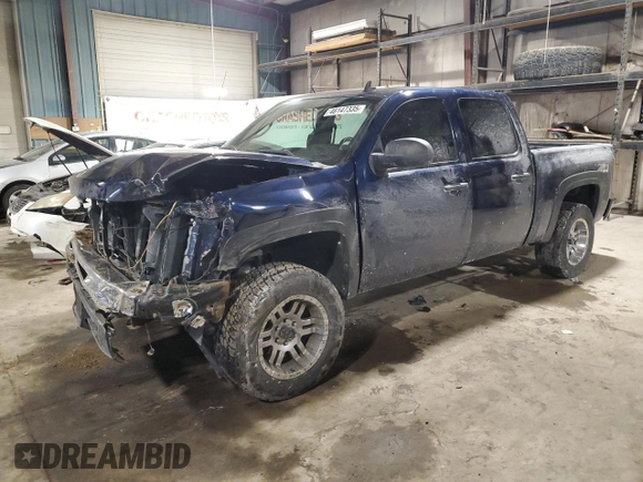 2010 Chevrolet Silverado 1500 LT with VIN 3GCRKSE3XAG266154, listed as a Copart auction lot 46147335 with 117,554 mi miles and Salvage Title. Bid and sale history available at DreamBid. Image 1.