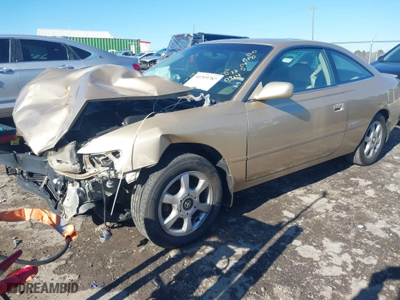 2000 Toyota Camry Solara SE with VIN 2T1CF28P9YC320914, listed as a IAAI auction lot 41319787 with 129,875 mi miles. Bid and sale history available at carsss.com. Image 18.