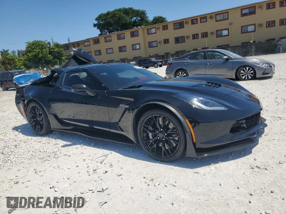 2016 Chevrolet Corvette Z06 3LZ z VIN 1G1YU2D61G5608939, wystawiony jako Copart lot #57044795 z przebiegiem Nie podano mil oraz Szkoda całkowita • Salvage title. Historia ofert i sprzedaży dostępna na DreamBid. Obrazek 4.