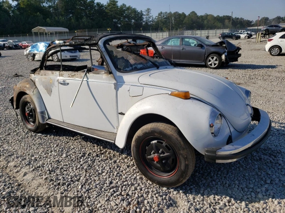 1978 Volkswagen Beetle with VIN 1582009953, listed as a Copart auction lot 74785504 with Not Provided miles and Salvage Title. Bid and sale history available at DreamBid. Image 4.