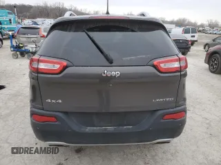 2018 Jeep Cherokee Limited with VIN 1C4PJMDX1JD570089, listed as a Copart auction lot 43408055 with 54,568 mi miles and Salvage Title. Bid and sale history available at carsss.com. Image 6.