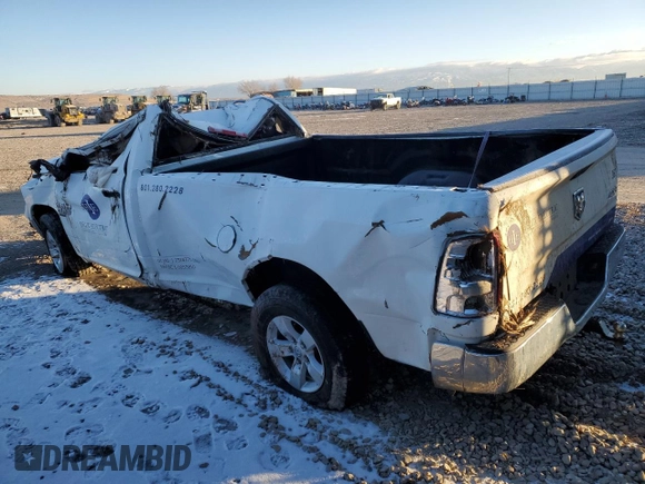 2022 Ram 1500 Tradesman with VIN 3C6JR7DG0NG428493, listed as a Copart auction lot 88331835 with Not provided miles and Salvage title. Bid and sale history available at DreamBid. Image 2.