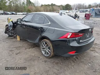 2015 Lexus IS 350 with VIN JTHBE1D20F5019251, listed as a IAAI auction lot 41250626 with 87,351 mi miles and . Bid and sale history available at DreamBid. Image 3.