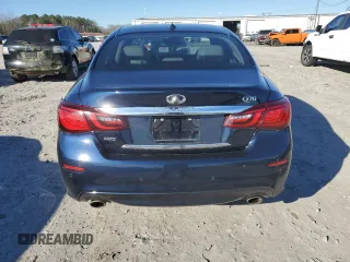 2015 Infiniti Q70 with VIN JN1BY1AR3FM562841, listed as a Copart auction lot 88765475 with 204,039 mi miles and Salvage title. Bid and sale history available at DreamBid. Image 6.