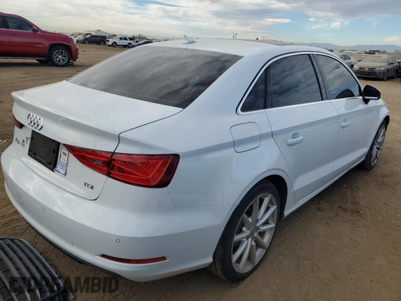 2015 Audi A3 2.0 TDI Premium Plus with VIN WAUCJGFF0F1079345, listed as a Copart auction lot 77669334 with 59,557 mi miles and Salvage Title. Bid and sale history available at carsss.com. Image 3.