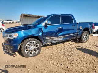 2019 Ram 1500 Limited z VIN 1C6SRFHT7KN626688, wystawiony jako Copart lot #63066035 z przebiegiem 165 653 mil mil oraz Szkoda całkowita • Salvage title. Historia ofert i sprzedaży dostępna na DreamBid. Obrazek 1.