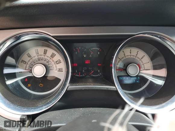 2010 Ford Mustang GT with VIN 1ZVBP8CH1A5163293, listed as a Copart auction lot 49827725 with 146,091 mi miles and Salvage Title. Bid and sale history available at carsss.com. Image 9.