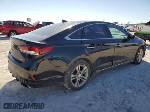 2018 Hyundai Sonata Sport with VIN 5NPE34AF3JH615833, listed as a Copart auction lot 45702425 with 63,522 mi miles and Salvage Title. Bid and sale history available at carsss.com. Image 3.