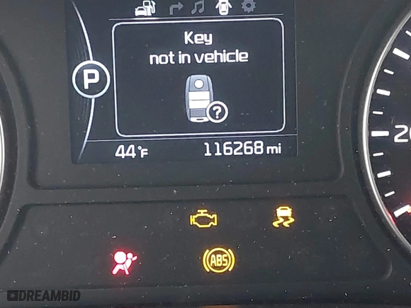 2016 Kia Optima EX with VIN 5XXGU4L30GG120518, listed as a IAAI auction lot 41602190 with 116,268 mi miles. Bid and sale history available at carsss.com. Image 15.