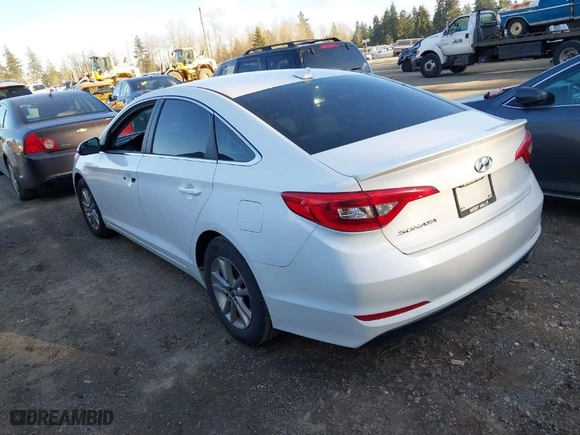 2017 Hyundai Sonata SE with VIN 5NPE24AF6HH451555, listed as a IAAI auction lot 41740859 with 133,182 mi miles. Bid and sale history available at carsss.com. Image 3.