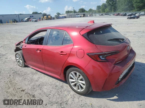 2023 Toyota Corolla Hatchback SE with VIN JTND4MBE7P3202277, listed as a Copart auction lot 58325314 with 12,449 mi miles and Salvage Title. Bid and sale history available at carsss.com. Image 2.