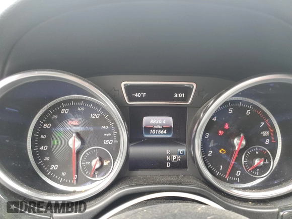 2019 Mercedes-Benz GLS 450 with VIN 4JGDF6EE2KB229497, listed as a Copart auction lot 54791425 with 101,564 mi miles and Salvage title. Bid and sale history available at DreamBid. Image 9.