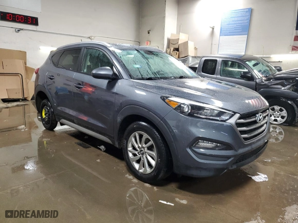 2017 Hyundai Tucson SE Plus with VIN KM8J33A42HU253450, listed as a Copart auction lot 49821415 with 84,311 mi miles and Salvage Title. Bid and sale history available at carsss.com. Image 4.