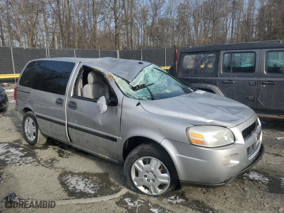 2008 Chevrolet Uplander LS with VIN 1GNDU23178D204506, listed as a Copart auction lot 89255575 with 0 mi miles and Salvage Title. Bid and sale history available at carsss.com. Image 4.