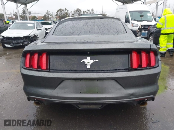 2017 Ford Mustang V6 with VIN 1FA6P8AMXH5227044, listed as a IAAI auction lot 41570817 with 80,997 mi miles and . Bid and sale history available at carsss.com. Image 16.