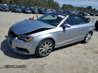 2015 Audi A3 2.0T Premium Plus with VIN WAU3FLFF1F1058773, listed as a Copart auction lot 53395495 with 55,667 mi miles and Clean Title. Bid and sale history available at carsss.com. Image 1.