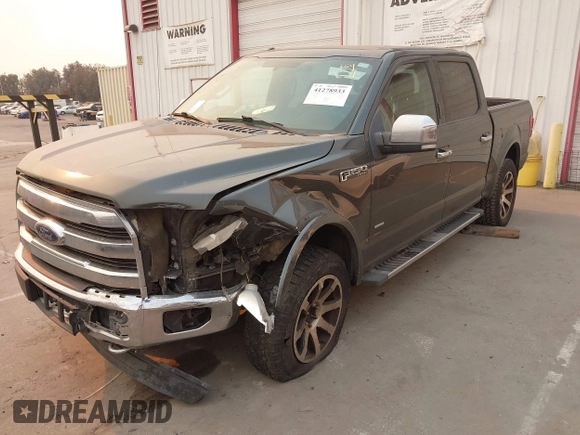 2015 Ford F-150 XLT with VIN 1FTEW1EP3FFB27105, listed as a IAAI auction lot 41278933 with 194,664 mi miles. Bid and sale history available at carsss.com. Image 2.