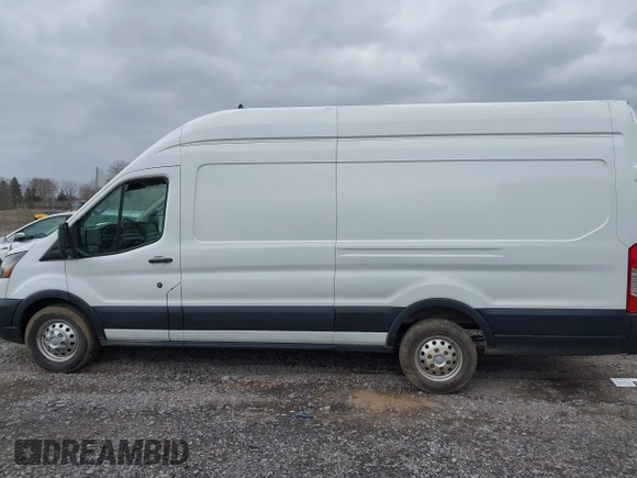 2023 Ford Transit Cargo with VIN 1FTBR3U89PKA07396, listed as a IAAI auction lot 41878907 with 103,402 mi miles and . Bid and sale history available at DreamBid. Image 13.