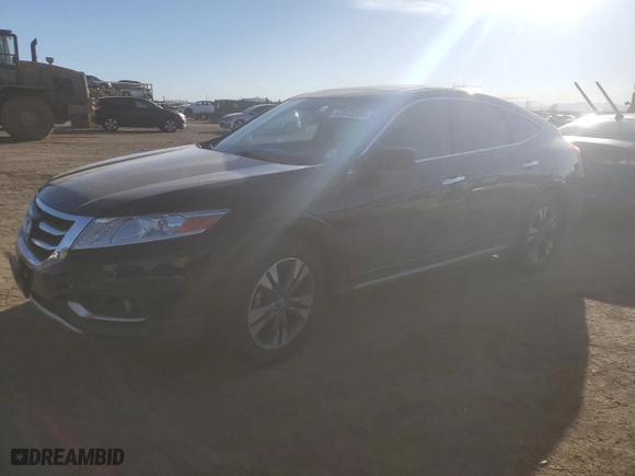 2013 Honda Crosstour EX-L with VIN 5J6TF2H52DL001477, listed as a Copart auction lot 47073385 with 61,898 mi miles and Salvage Title. Bid and sale history available at carsss.com. Image 1.