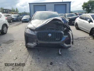 2023 Jaguar F-Pace R-Dynamic S with VIN SADCT2FU4PA714961, listed as a Copart auction lot 62012644 with 25,963 mi miles and Salvage Title. Bid and sale history available at DreamBid. Image 5.