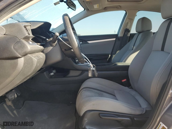 2017 Honda Civic Sedan EX with VIN 19XFC2F75HE070730, listed as a Copart auction lot 50317255 with 74,260 mi miles and Salvage Title. Bid and sale history available at carsss.com. Image 7.